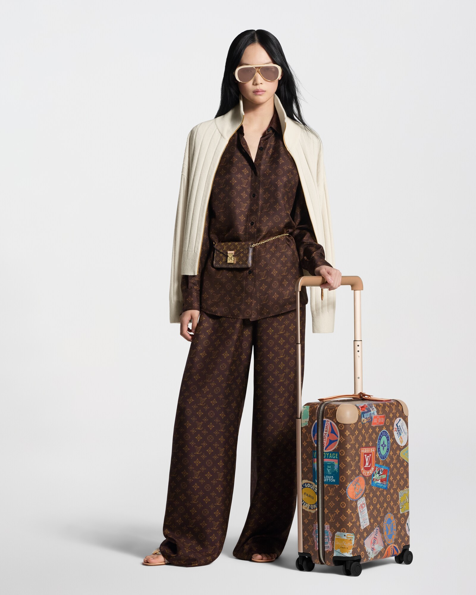 Ribbed-Knit Zip-Up Cardigan - Women - Ready-to-Wear | LOUIS VUITTON ®
